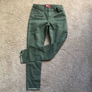 Green jeans